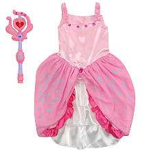   Light Up Dress with Wand   Pink and White   Toys R Us   