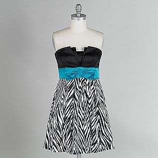  Zebra Print Party Dress  Speechless Clothing Juniors Dresses
