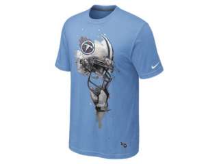  Nike Helmet Tri Blend (NFL Titans) Mens T Shirt