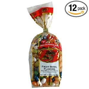 Jelly Belly Jelly Beans, Fruit Bowl Flavors, 9 Ounce Bags (Pack of 12 