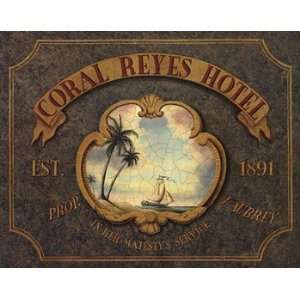  Coral Reyes Hotel   Poster by Catherine Jones (20x16 