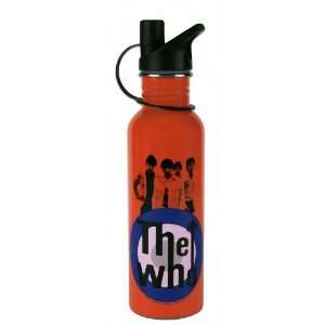 THE WHO RED WHITE AND BLUE WATER BOTTLE 