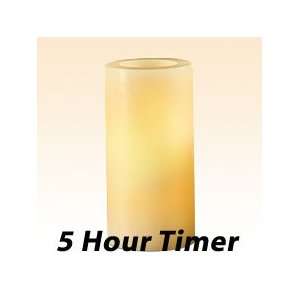  Flameless Golden Wheat 3 x 6 Wax Candle with Timer