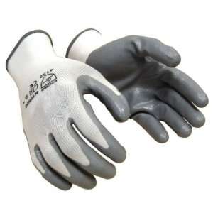  12 pairs, Nitrile Coated Work Gloves  White 13 Gauge Nylon 