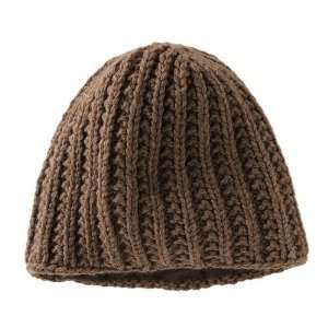   life + style® Textured Beanie Hat, Brown Heather