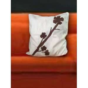 Cherry Blossoms Hand painted Pillow