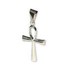Jazzy Jewels Sterling Silver Ankh Cross Pendant