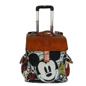  Disney Mickey Mouse Travel Handbag Luggage Bag Trolley 