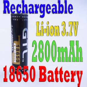 18650 Lithium 3.7V 2800mAh Li ion Battery Rechargeable  