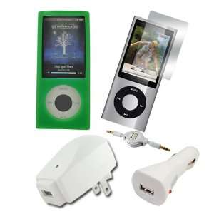  SKQUE 5 Items accessories bundle for Apple iPod nano 5G 