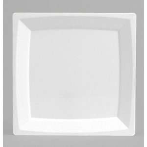  Comet 9 1/4 Square Milan White Plate (Ms10W) 12/Pack 