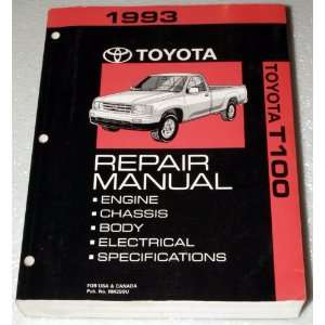  1993 Toyota T100 Truck Factory Repair Manual Automotive