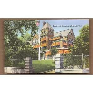   Postcard Governors Mansion Albany New York 