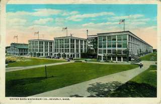 Beverly, Massachusetts, United Shoe Machinery Co., 1918  