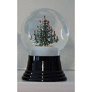  Decorated Christmas Tree Snow Globe 
