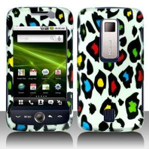 Premium   PDA Huawei M860/Ascend Rubber Design Colorful Leopard Cove 