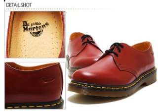 Dr Martens Mens Shoes 1461 3 EYE R11838600 Cherry Red  