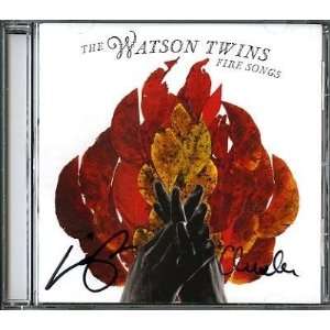  The Watson Twins Fire Songs Authentic Autographed CD 