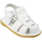 Wee Squeak Baby Toddler Little Boys White Fisherman Sandals Shoes