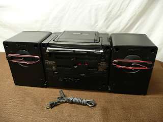 Sony CFD 535 Portable Mega Bass Equalizer CD Boombox w/ Remote Control 