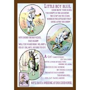  Little Boy Blue 12x18 Giclee on canvas