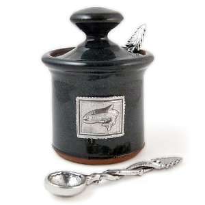   Chinook Salmon Petite Salt Pot by Crosby and Taylor