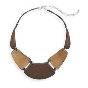  Fashion Wood and Shell Necklace Jewelry