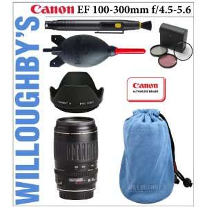  Canon Zoom Telephoto EF 100 300mm f/4.5 5.6 USM Autofocus 