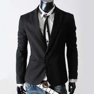 JK10) Mens casual 2 button slim fit jacket blazer  
