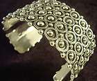 taxco mexican sterling silver beaded bead cuff bracelet mexico awesome