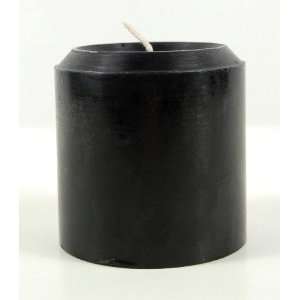  Black 3 x 3 Pillar Candle   Clearance