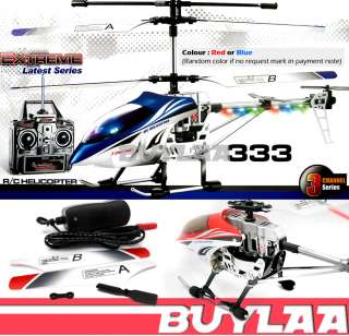 32CM METAL GYRO 3CH RC remote mini helicopter 333  