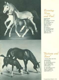 1968 BREYER Animal Creations Dealer Catalog Horses Animals  
