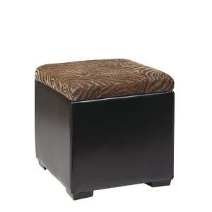   DTR817 Detour Reversible Storage Cube with Tray Fabric Wild Espresso