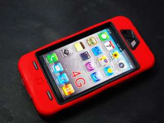 Hard Heavy Duty Case Skin Cover 4 Apple iPhone 4 4G Red  