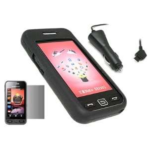 iTALKonline Triple Pack   BLACK Silicone Case/Skin/Cover, LCD Screen 