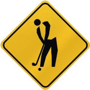  ONLY  GOLF  CROSSING SIGN SPORTS