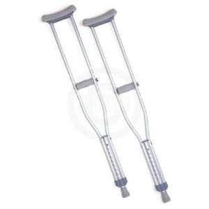  Aluminium Crutches, Push Button Adult 52 510 250lb Cap 