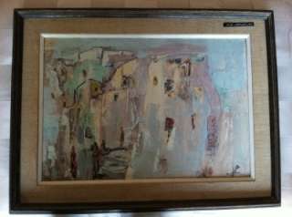 ORIGINAL Munia Lender oil Painting Impressionism Israel  