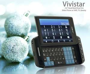 Vivistar 3.6 Inch QuadBand Dual SIM Slider Phone + Wifi  