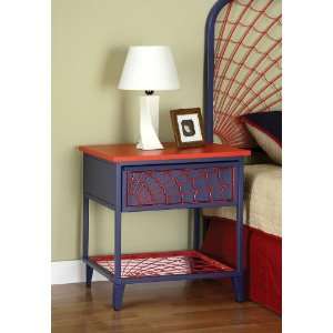    Powell Furniture Spider Web Youth Nightstand Furniture & Decor