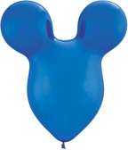   Head 15 DARK BLUE Plain Party LATEX Helium Quality Balloons  