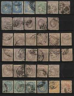 SPAIN ESPAÑA UP TO 1866 CLASSIC USED STAMPS LOT CV$1050  