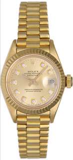 Rolex Ladies President 18k Yellow Gold Watch 6917  
