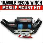 RECON 10,500LB WIRELESS ELECTRIC WINCH, RECEIVER HITCH MOBILE MOUNT 