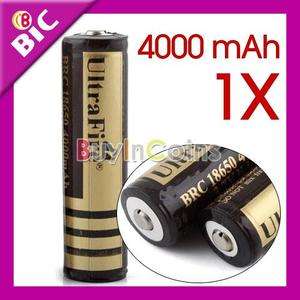 PCS UltraFire 18650 3.7V Rechargeable Battery 4000mAh  