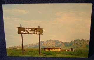 Deming Ranchettes. Deming, New Mexico. Unused. 1950ca. Satisfaction 