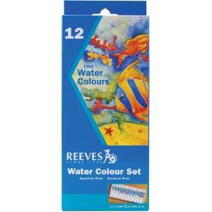  Reeves 12ml Watercolor Paint, Assorted Color Arts, Crafts 