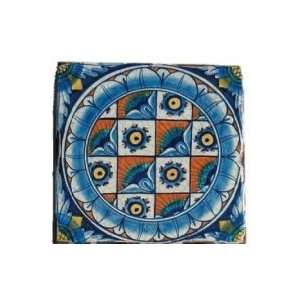   Italian Ceramic Square Mural Tile by LAntica, Deruta