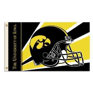 IOWA HAWKEYES 3 Ft. x 5 Ft. flag w/grommets Everything 